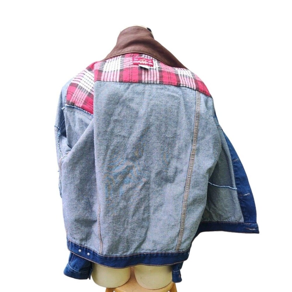 Marlboro Country Store Denim Jacket Size Large Blue Mens Vintage - Picture 7 of 11